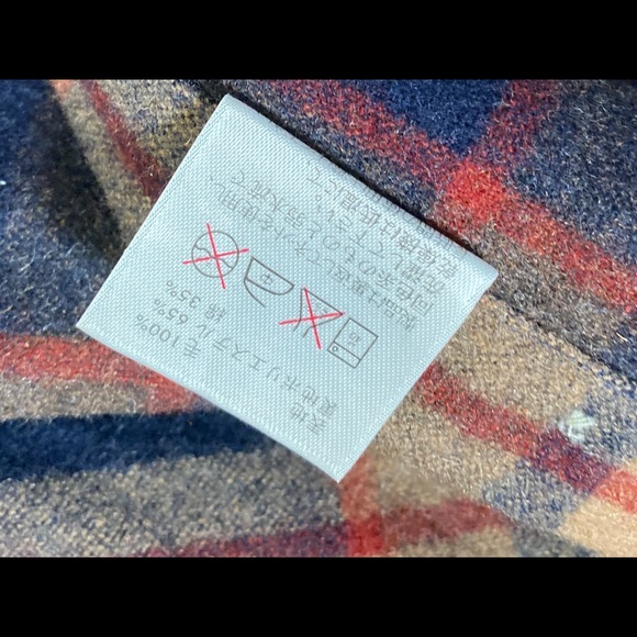 Pendleton 100% Wool Outdoor Shirt Plaid Size Large - Picture 5 of 8